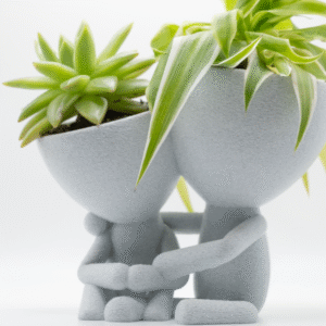 Hugging Couple Planter