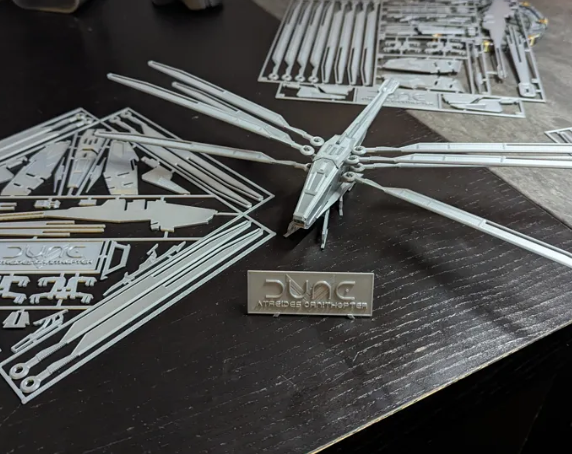 Dune Ornithopter 3D Model Kit 005 - Image 3