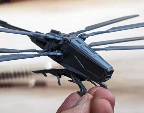 Dune Ornithopter 3D Model Kit 005 - Image 2