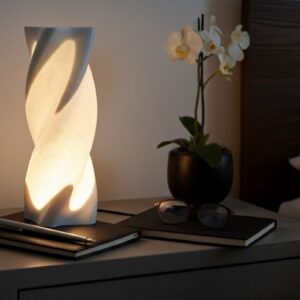 Twisted Glow Modern Table Lamp