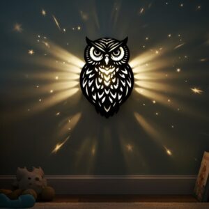 Mystic Owl Wall Lamp 0006