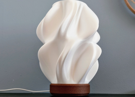 3D Printed Flow Art Lamp - Image 2