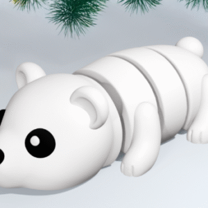 Adorable Polar Bear Keychain