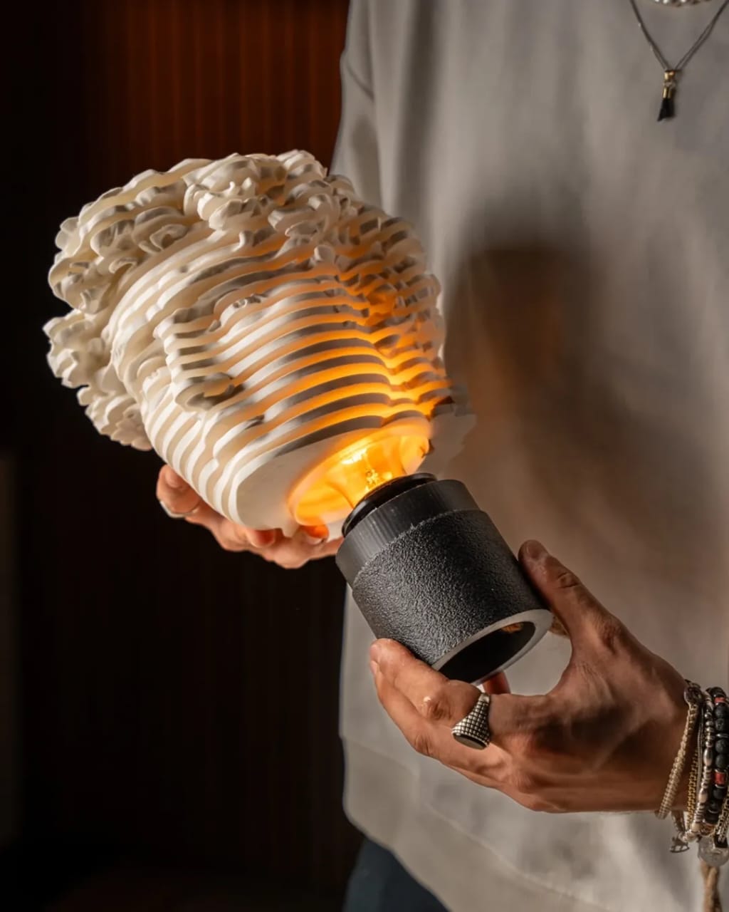 Personalized 3D Layered Face Lamp - Image 3