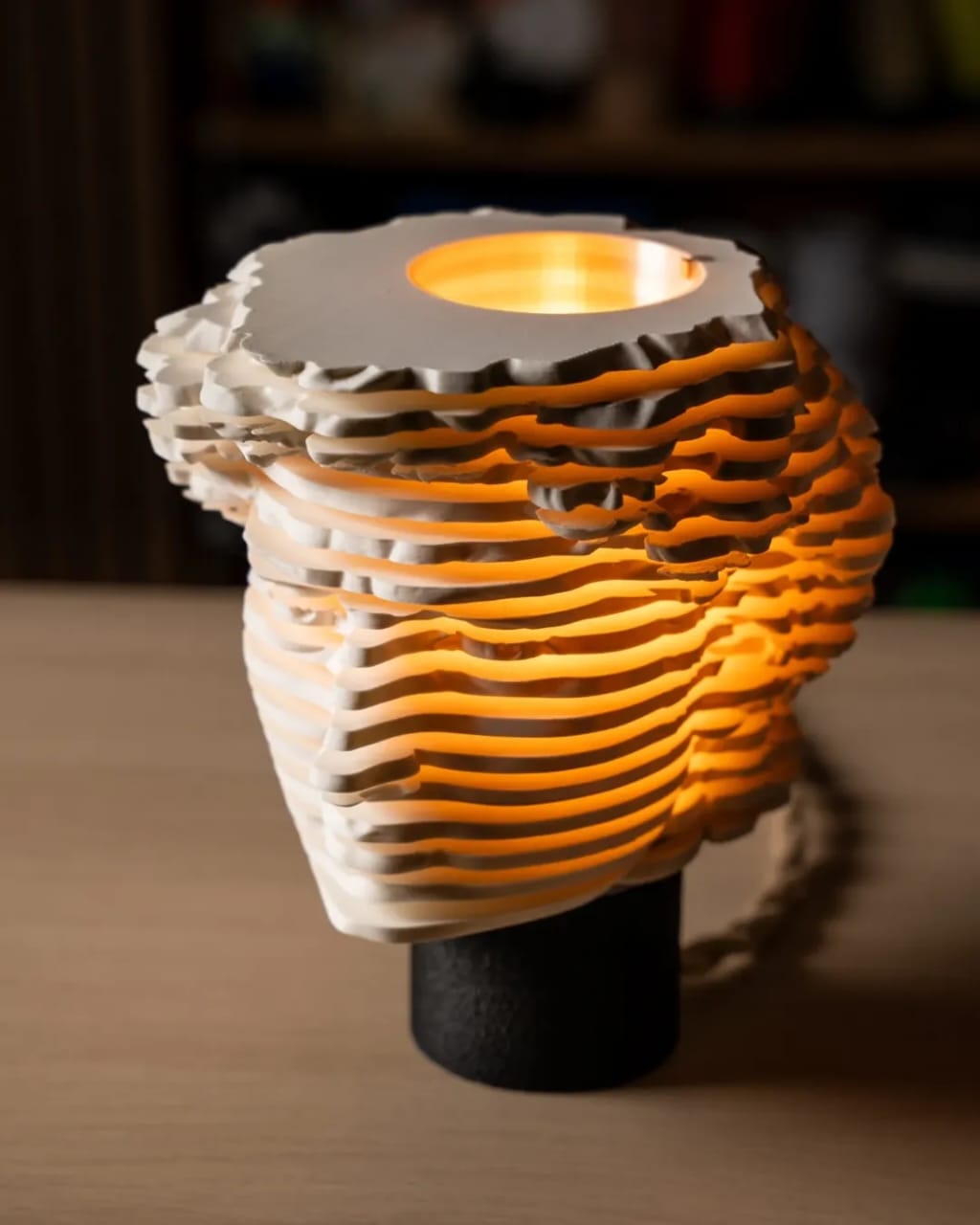 Personalized 3D Layered Face Lamp