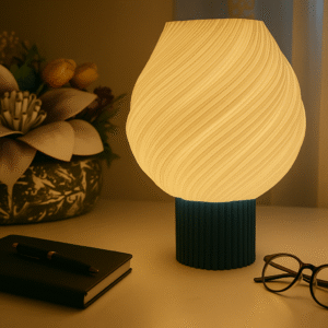 Elegant Spiral 3D Table Lamp