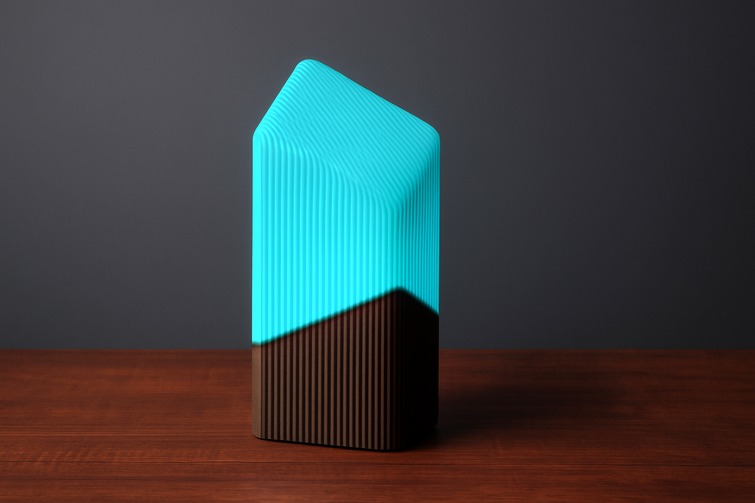 3D Printed Moonlight Lamp – Elegant Bedside Glow